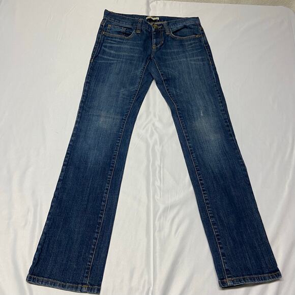 CAbi Jeans Womens Size 2 Rivets Straight Stretch Denim Low Rise Style #513 - Picture 1 of 16